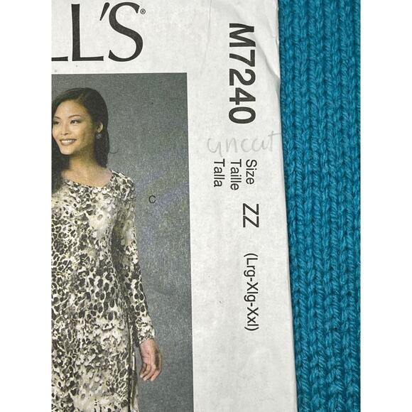 McCalls 7240 Sewing pattern dress fit and flare size L XL XXL - Picture 2 of 7